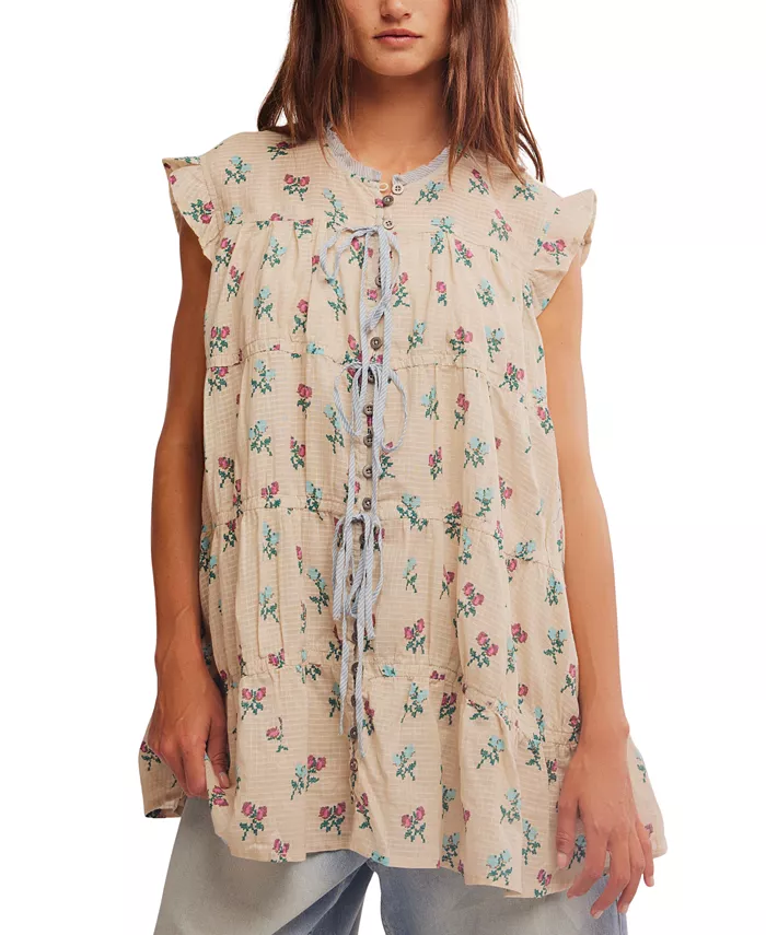 

Женское мини-платье Sundown Free People, синий