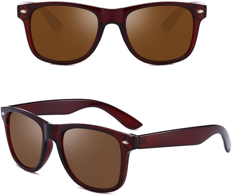 

Черные поляризованные солнцезащитные очки в черной оправе для мужчин, защита от ультрафиолета UV400, поляризованные линзы для вождения, зеркальные линзы для женщин VFDHN, 8