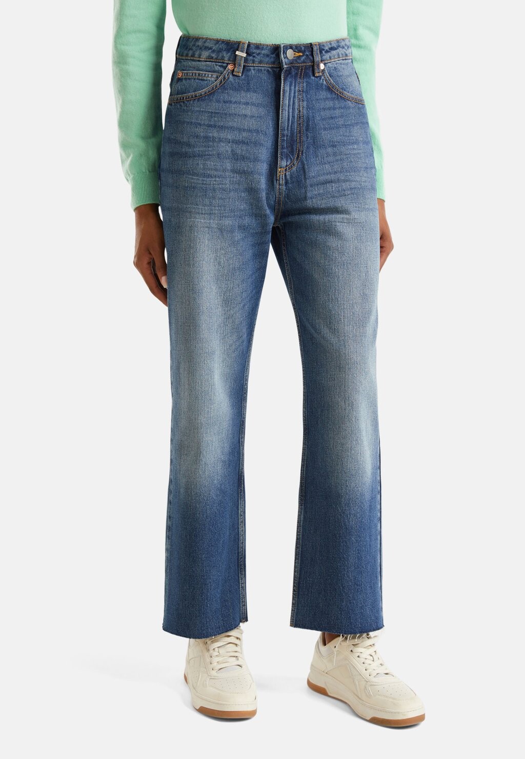 

Джинсы прямого кроя DAD FIT United Colors of Benetton, синий