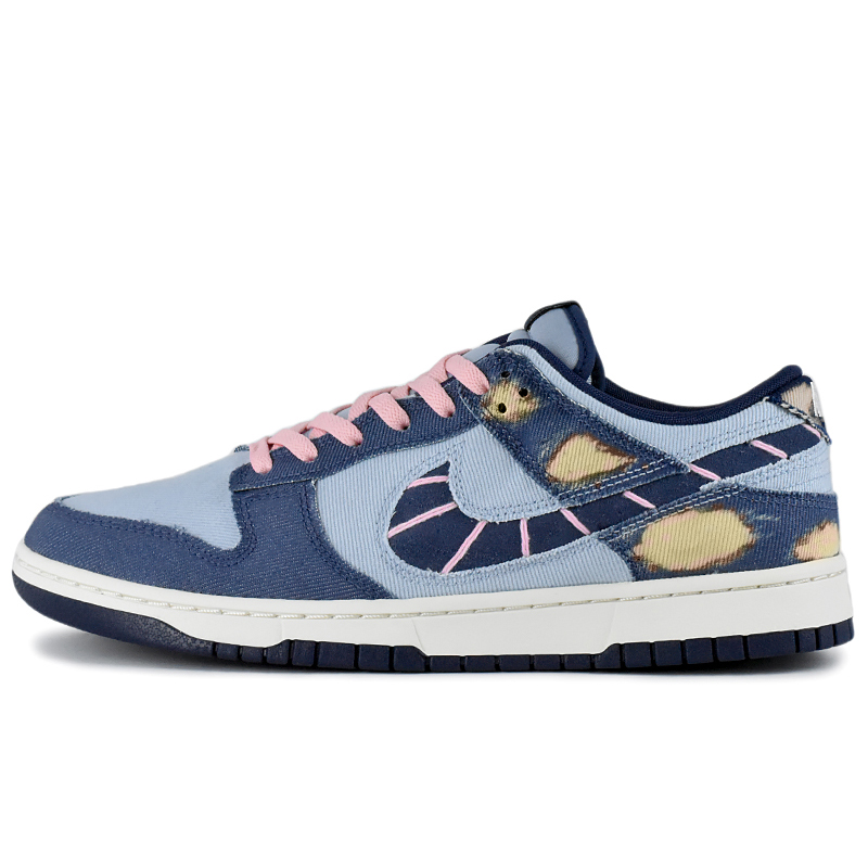 

Nike Кроссовки для скейтбординга Dunk Coast Sunset с противоскользящим покрытием, износостойкие, синие, мужские