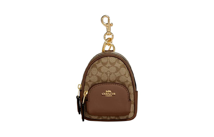 

COACH Миниатюрный шарм для сумки из ПВХ