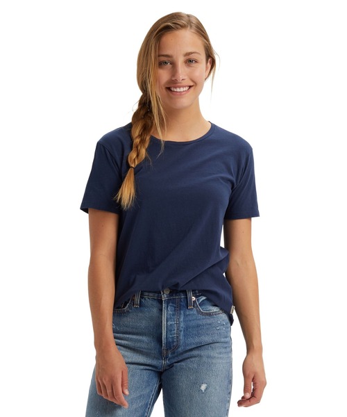 

Футболка классическая с коротким рукавом BURTON, темно-синий