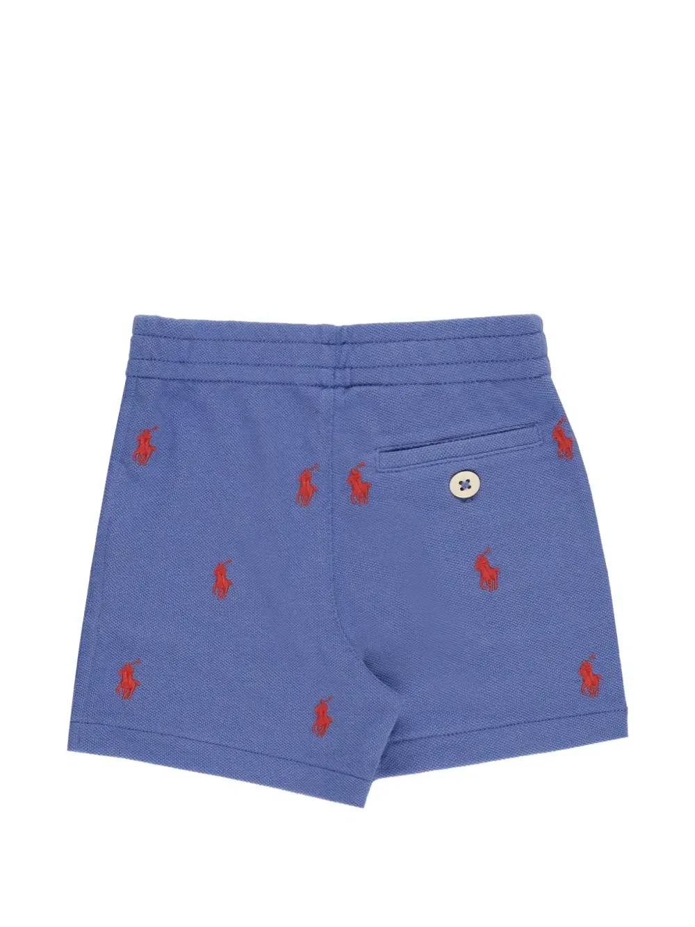 Шорты с вышивкой Polo Ralph Lauren Kids, синий — фото 2