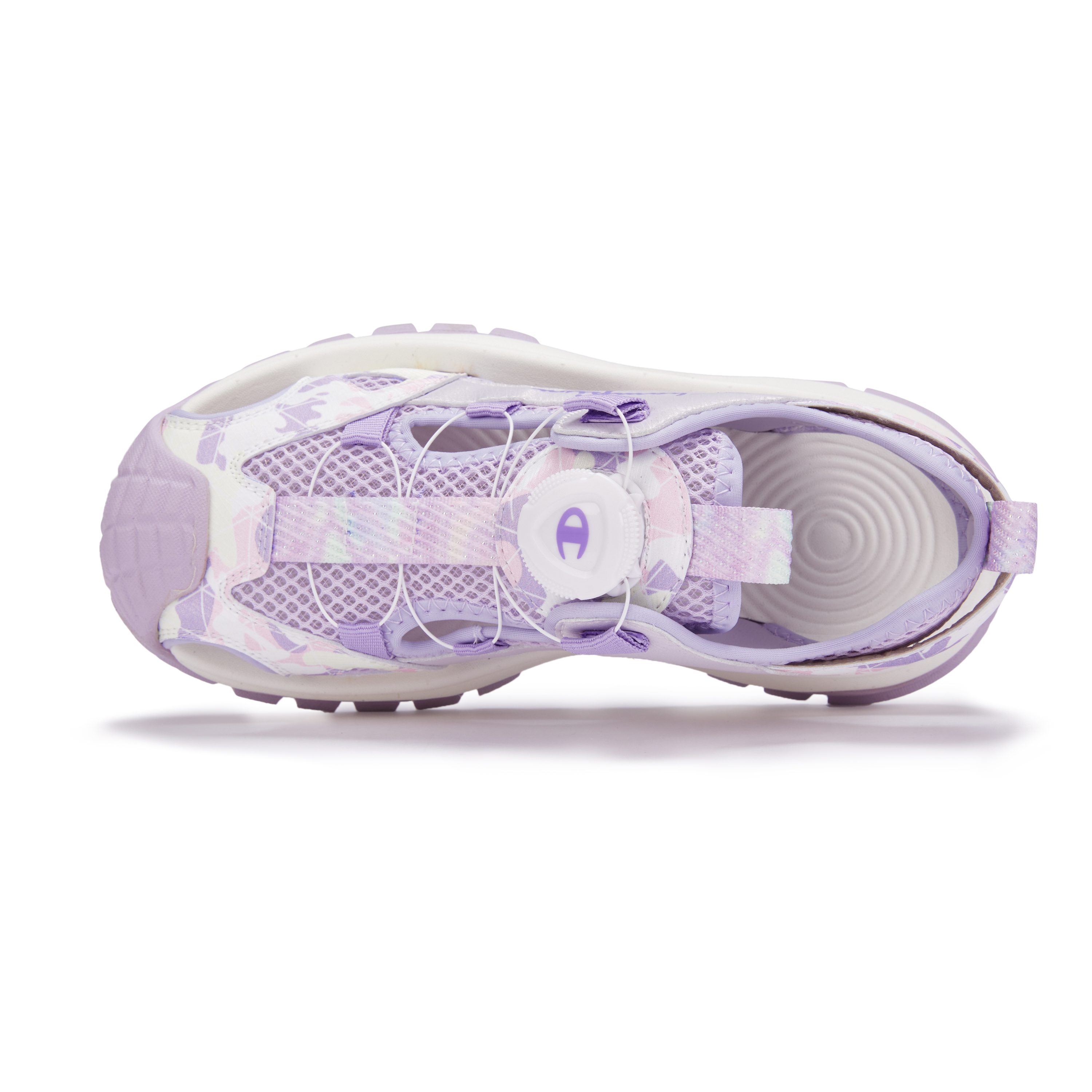 Детские сандалии с камуфляжным принтом Shell Shoes Kids' Champion Kids, фиолетовый — фото 3