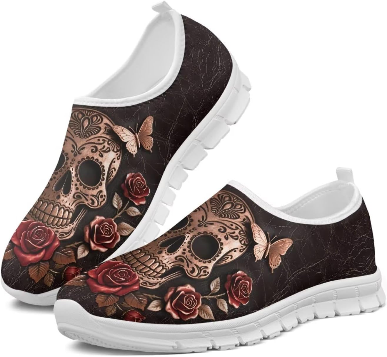 

Удобные мужские кроссовки для ходьбы, стильные и дышащие, легкие теннисные кроссовки без шнурков с эластичной дышащей верхней частью и мягкой подошвой EVA, для путешествий и спорта, размеры US 5-14, белая подошва Generic