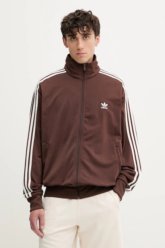 

Толстовка Firebird Tt Adidas Originals, коричневый