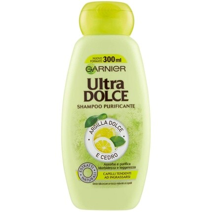 

Ultra Dolce Шампунь Сладкая глина и кедр для жирных волос 300мл, Garnier