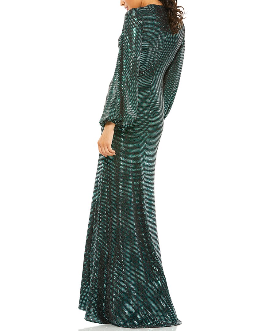 

Платье для трубы Mac Duggal, цвет bottle green