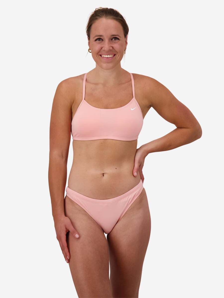 Спортивное бикини без косточек Nike Swim, розовый — фото 2