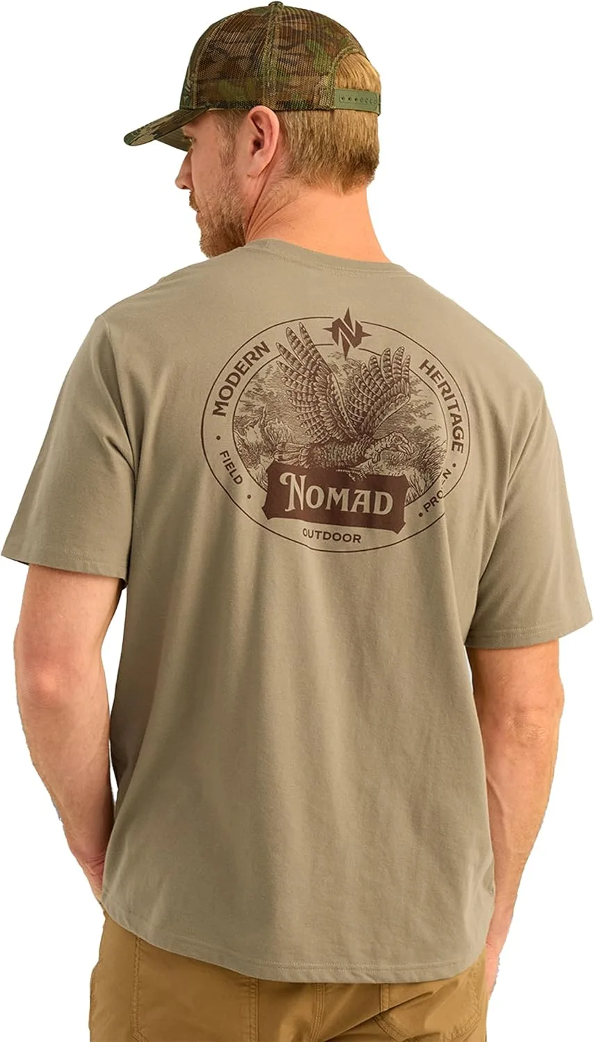 

Nomad мужская футболка с коротким рукавом Performance Tee, для охоты