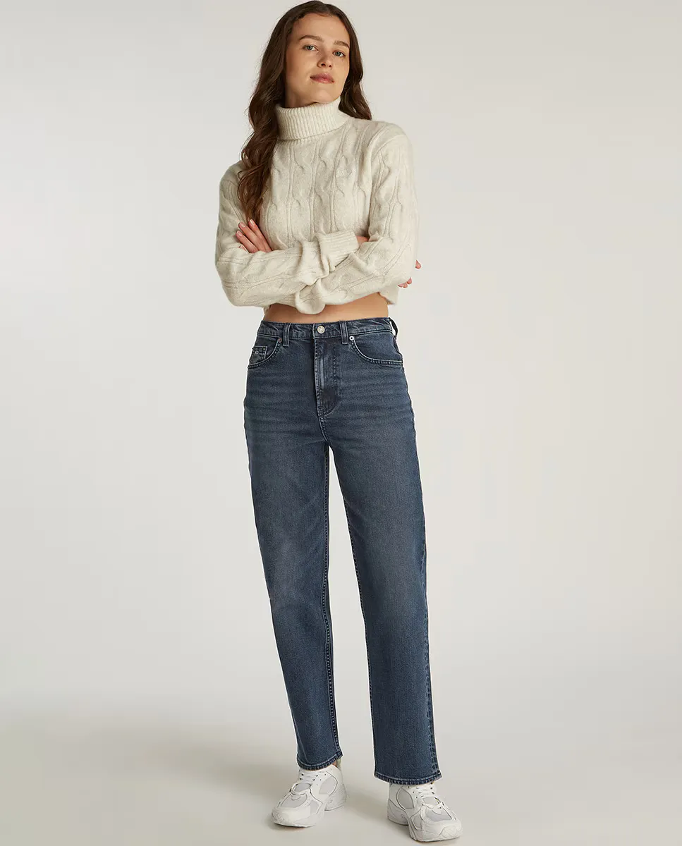 

Женские джинсы Vaquero slim fit с высокой посадкой Tommy Jeans, синий