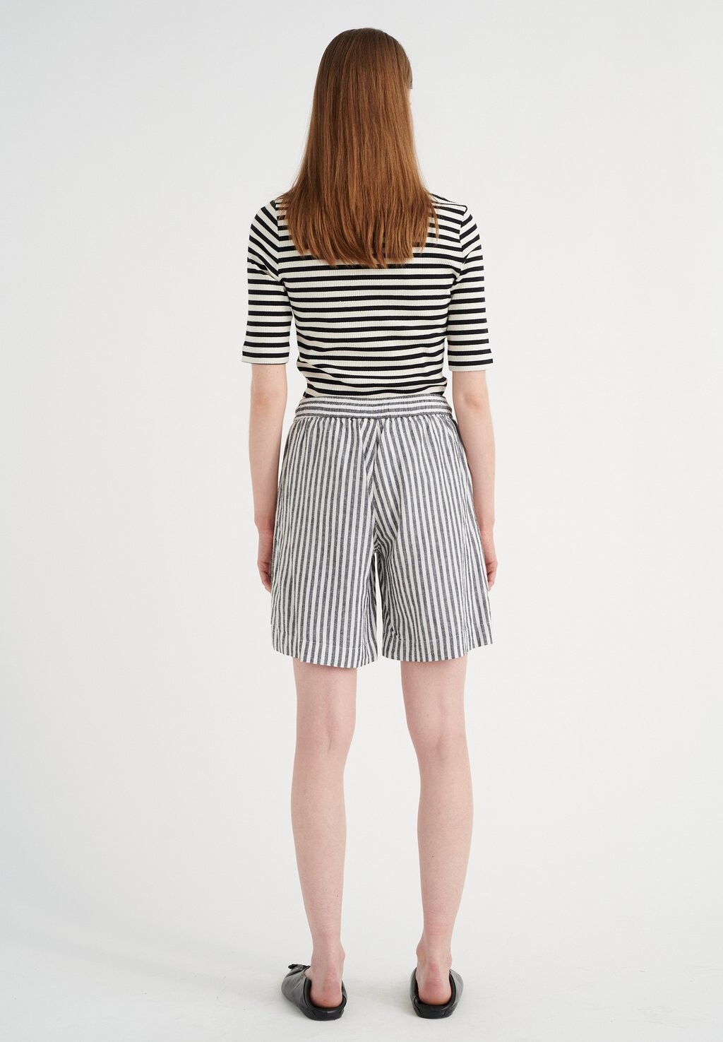 

Футболка с принтом Dagna Striped InWear, черный