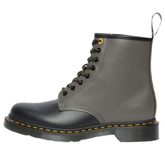 

Ботинки Dr. Martens 1460 Smooth Clash Leather Lace Up Boots 'Grey Black' 27538001, серый
