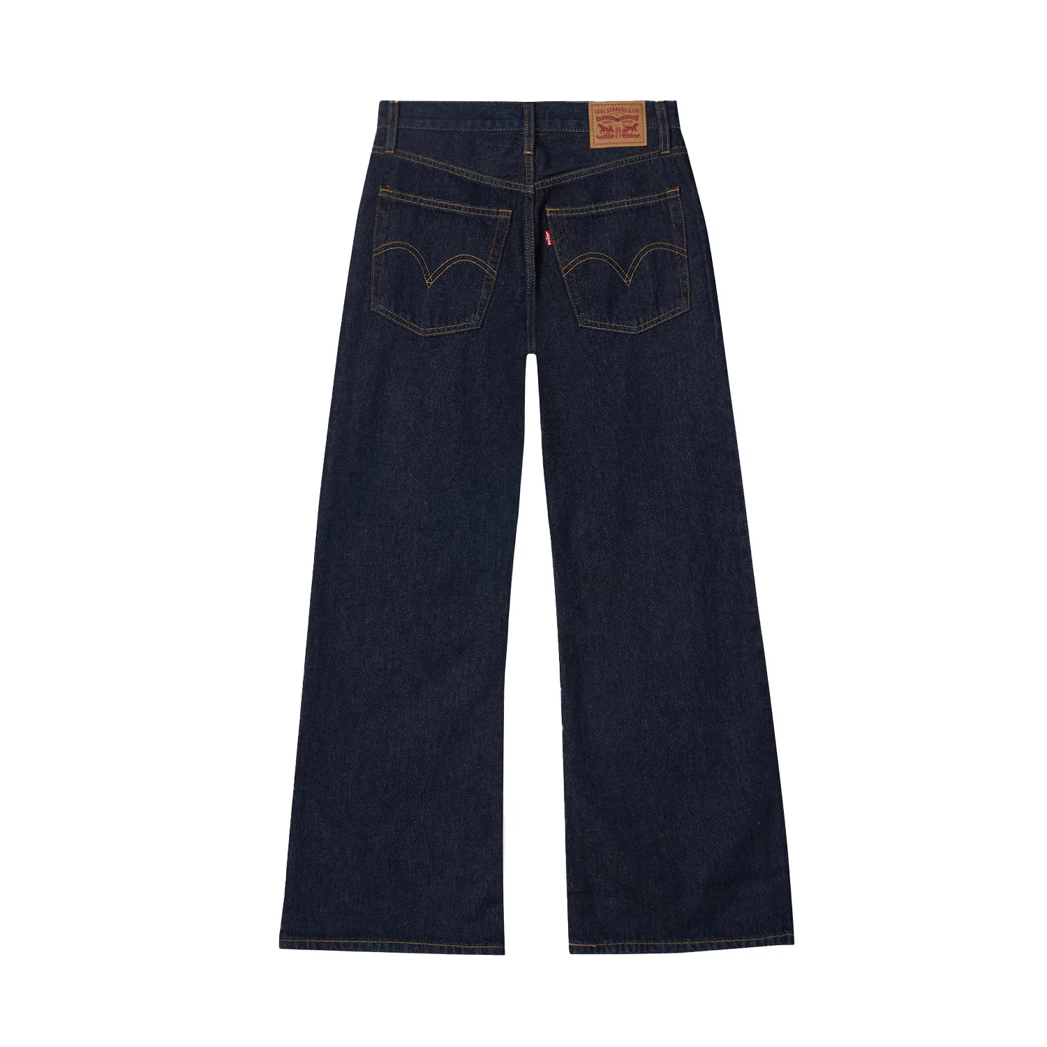 Levis Джинсы женские темно-синие умеренно расклешенные — фото 3