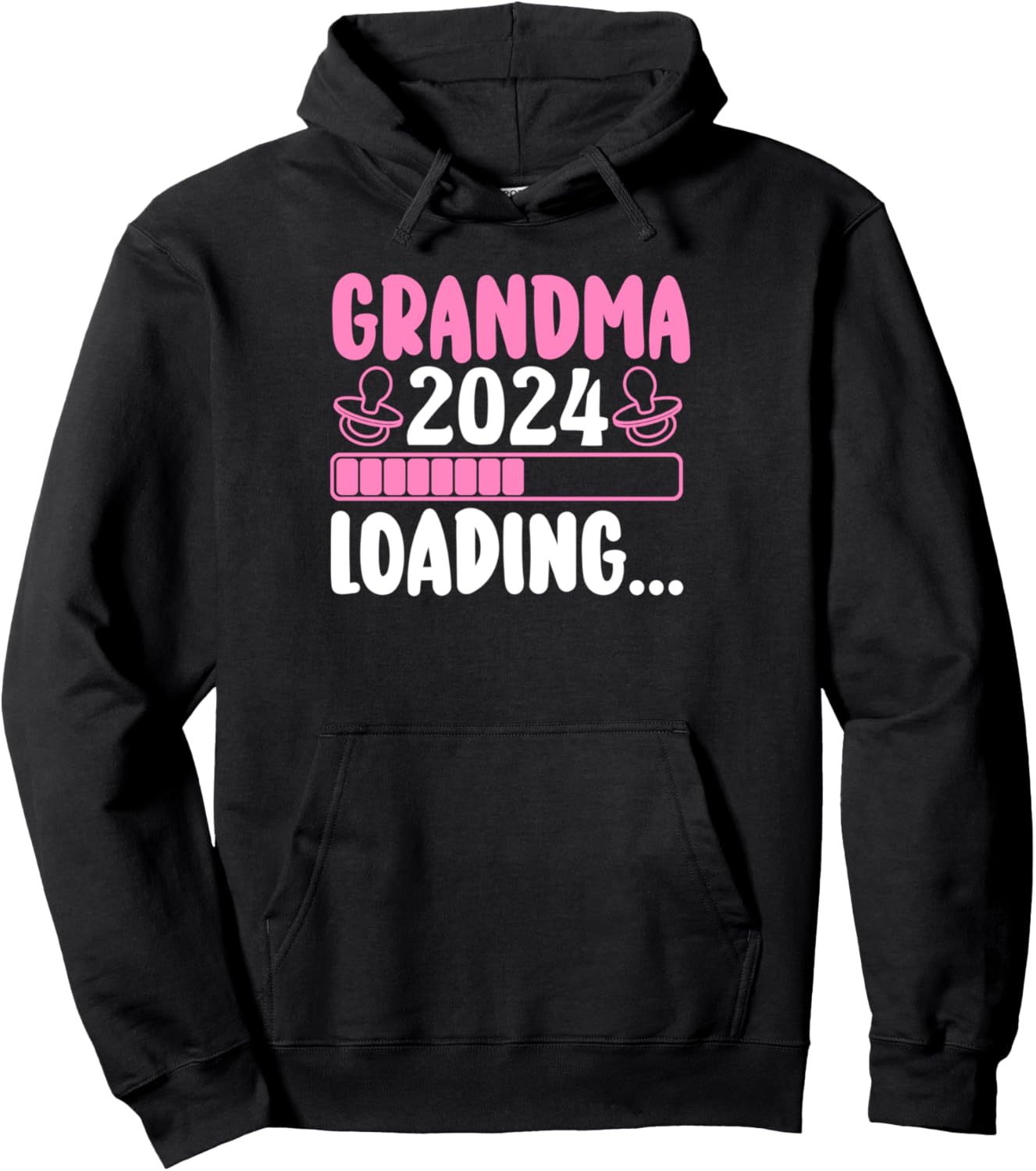 

Толстовка «Бабушка 2024 Загрузка Бабушки» Granny & Grandmom Gifts, черный