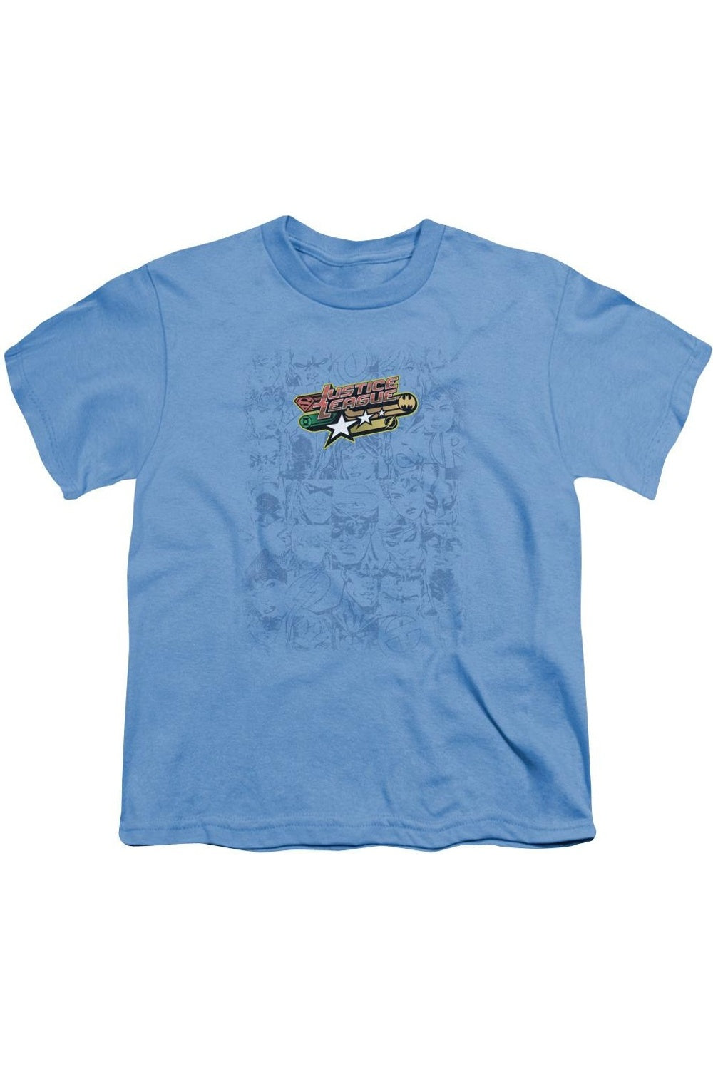 

Футболка с коротким рукавом для детей "Лига справедливости Америки" On Call Gildan, синий