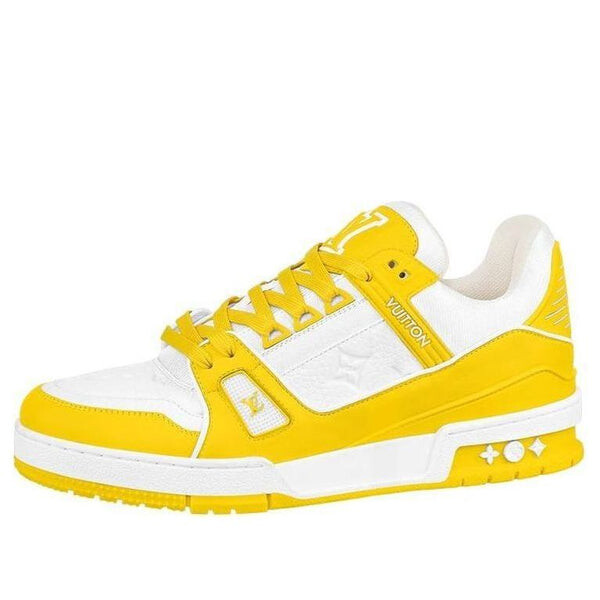 Кроссовки lv trainer 'white yellow' Louis Vuitton, белый