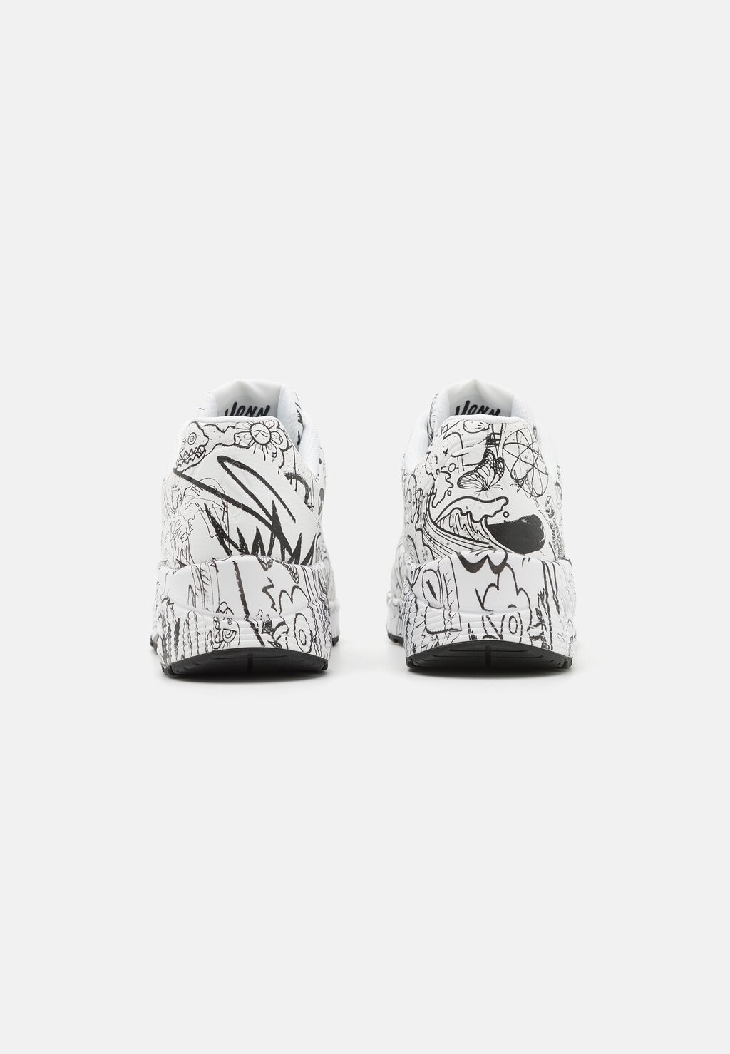 Кроссовки низкие UNO Skechers Sport, цвет white/black — фото 3