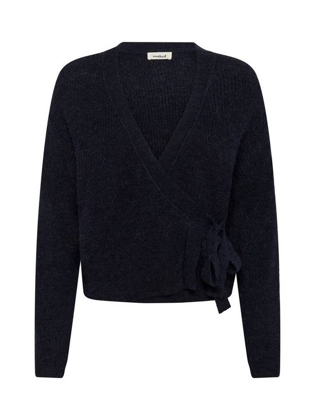 

Вязаный кардиган-пончо из шерстяной смеси Tuesday Soaked In Luxury, Night Sky