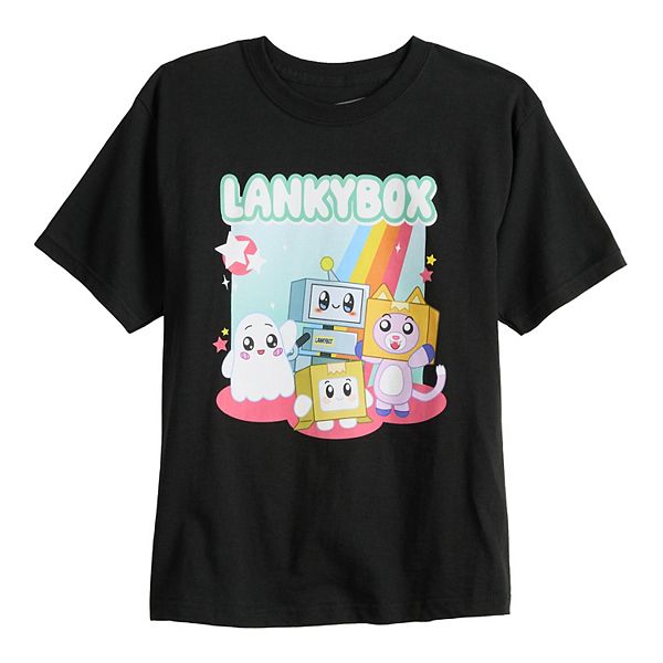 

Мужская футболка Lankybox черная Licensed Character