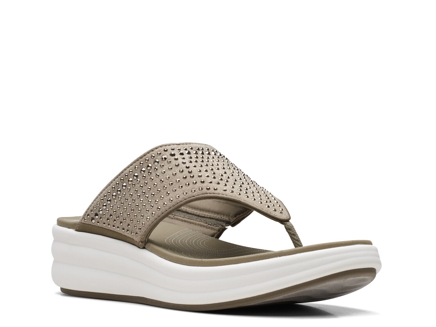 

Сандалии Cloudsteppers Drift Jaunt Clarks, темно-зеленый