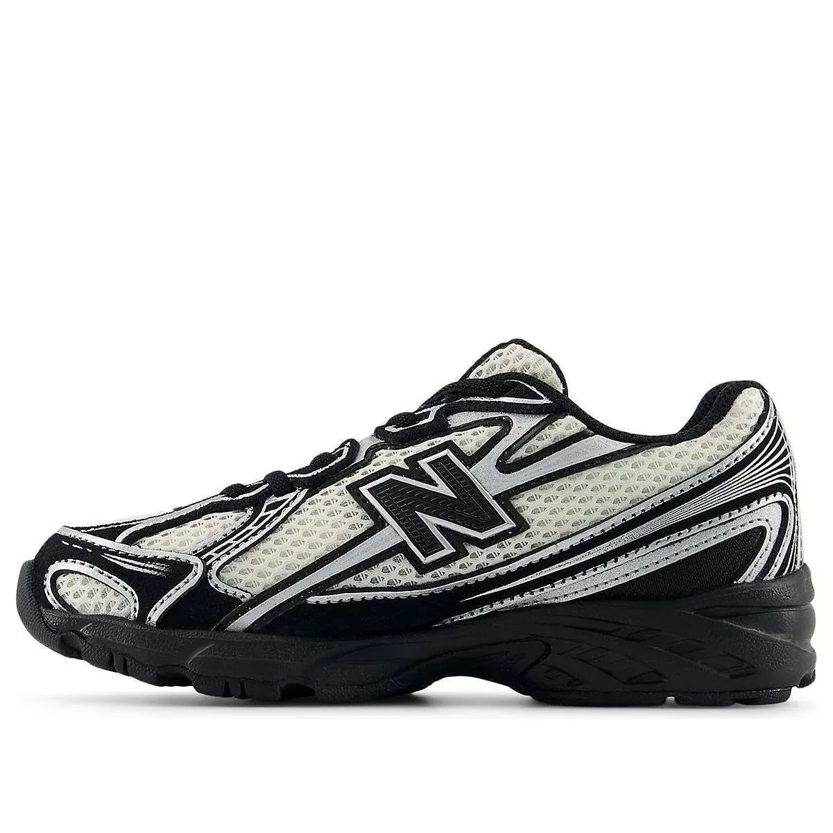(PS) Кроссовки New Balance 740 Bungee Lace 'Black Rabbit Fur Gray'