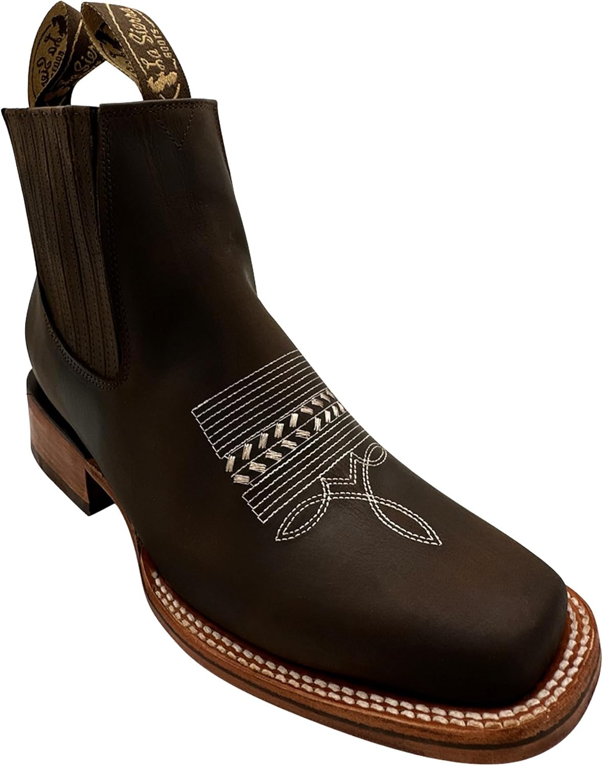 

Мужские вестерн-бежевые ботинки The Western Shops с квадратным носком