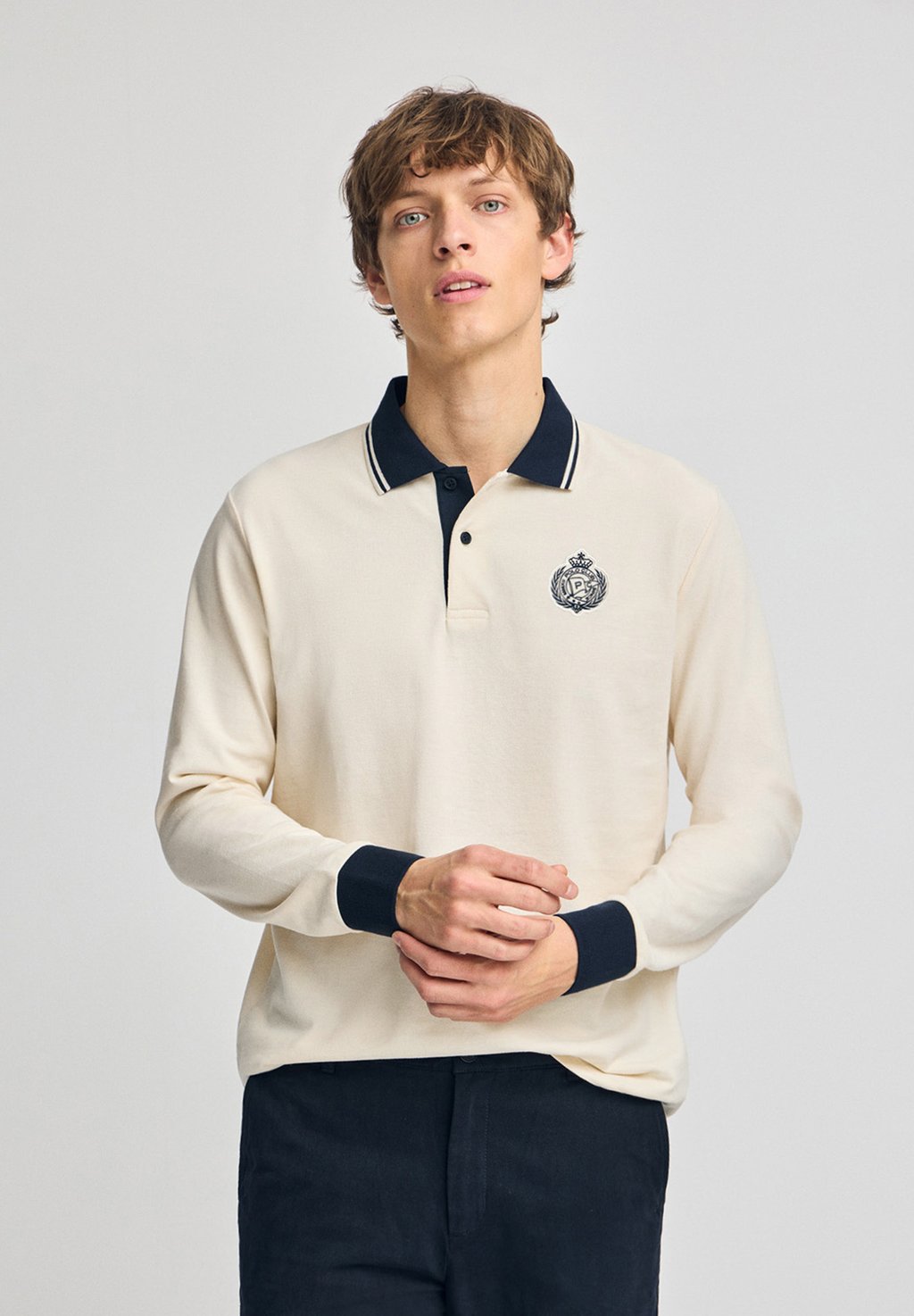 

Лонгслив ANCHOR P - Polo shirt Polo Club, бежевый