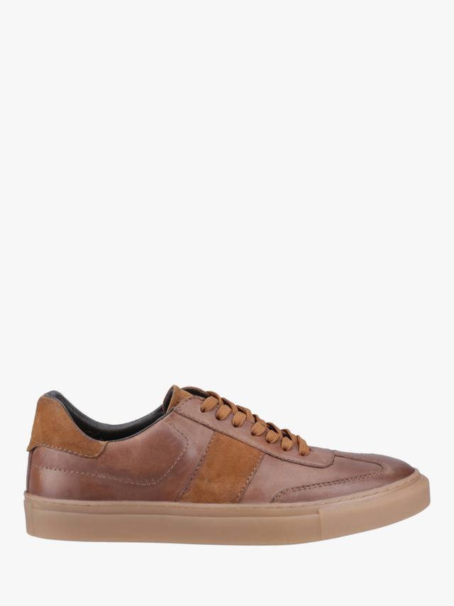 

Замшевые кроссовки riley на шнуровке Hush Puppies, желто-коричневый