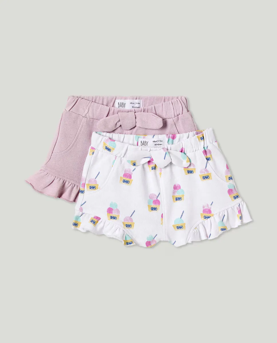 

Baby girl Бермудские шорты Baby El Corte Inglés, белый