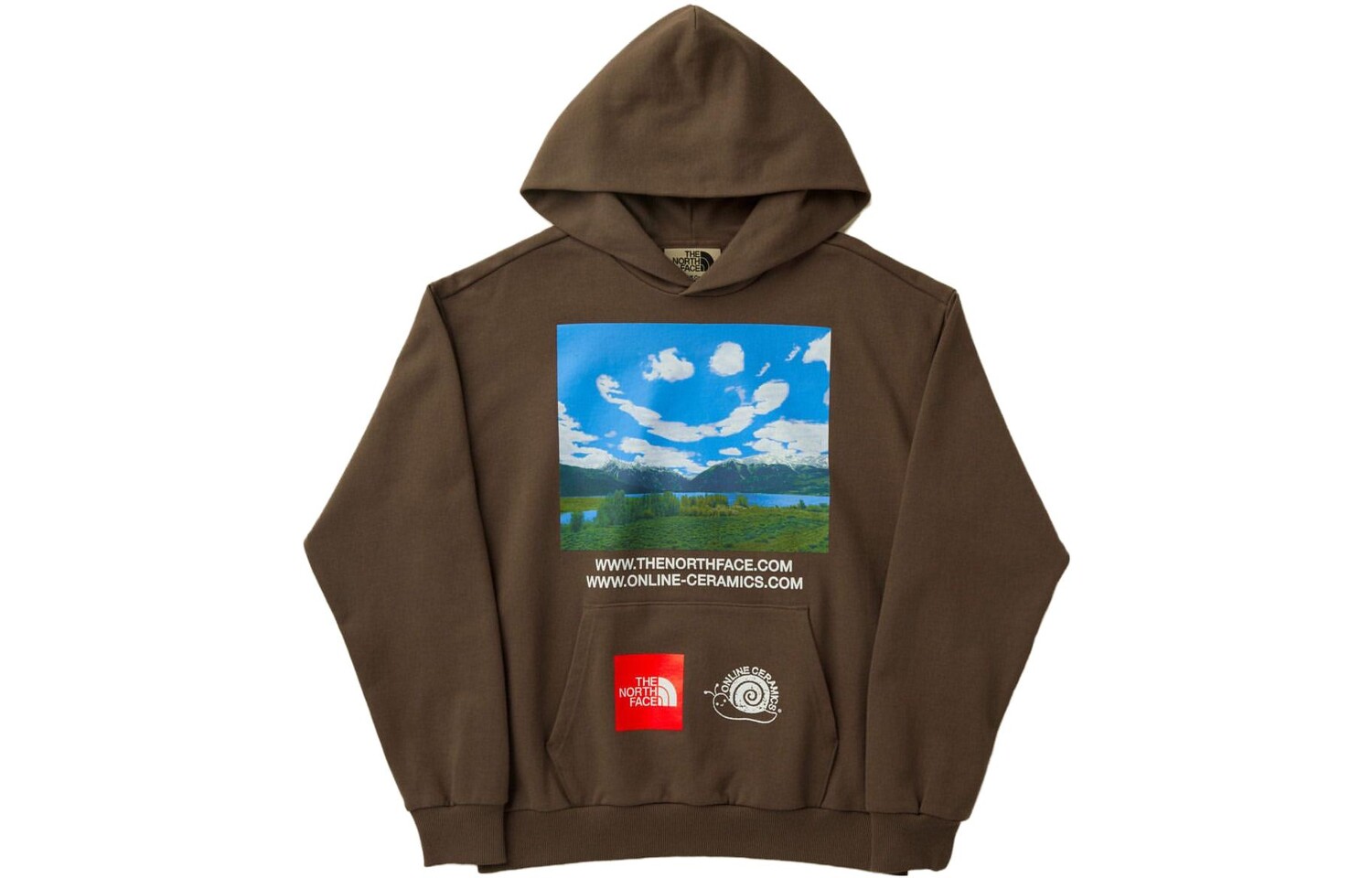 

Толстовка унисекс THE NORTH FACE, цвет Brown