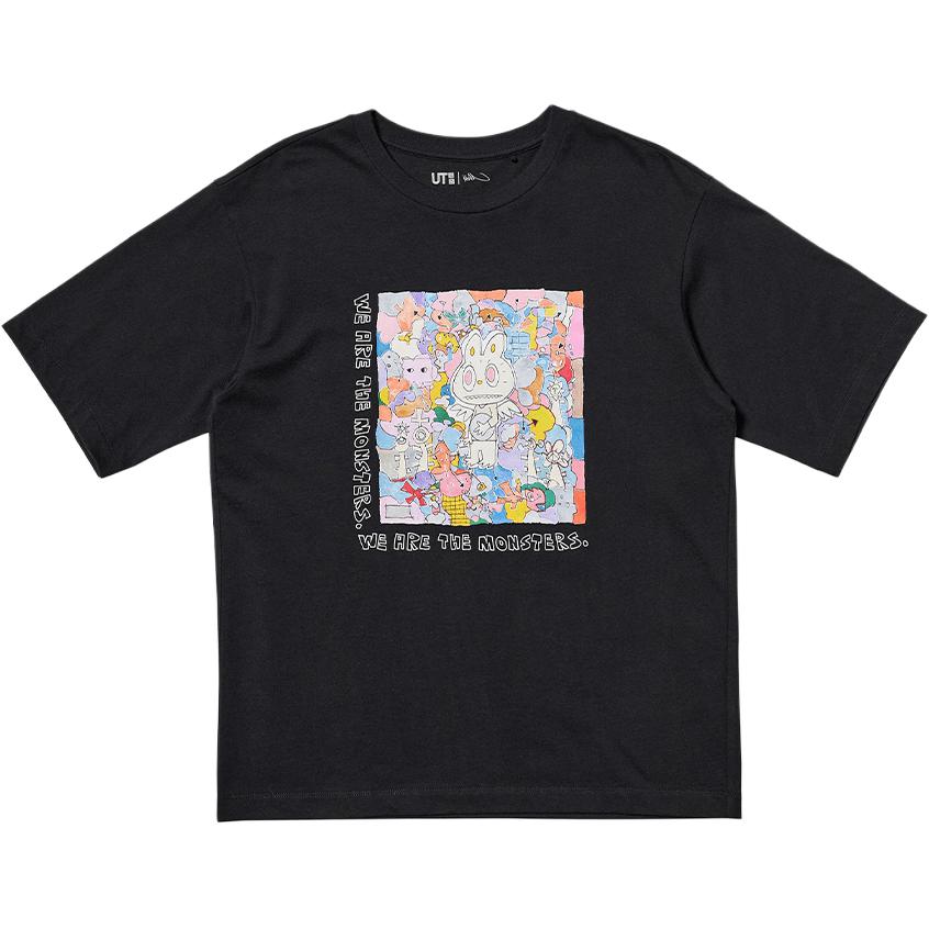 

Футболка Labubu женская UNIQLO, черный