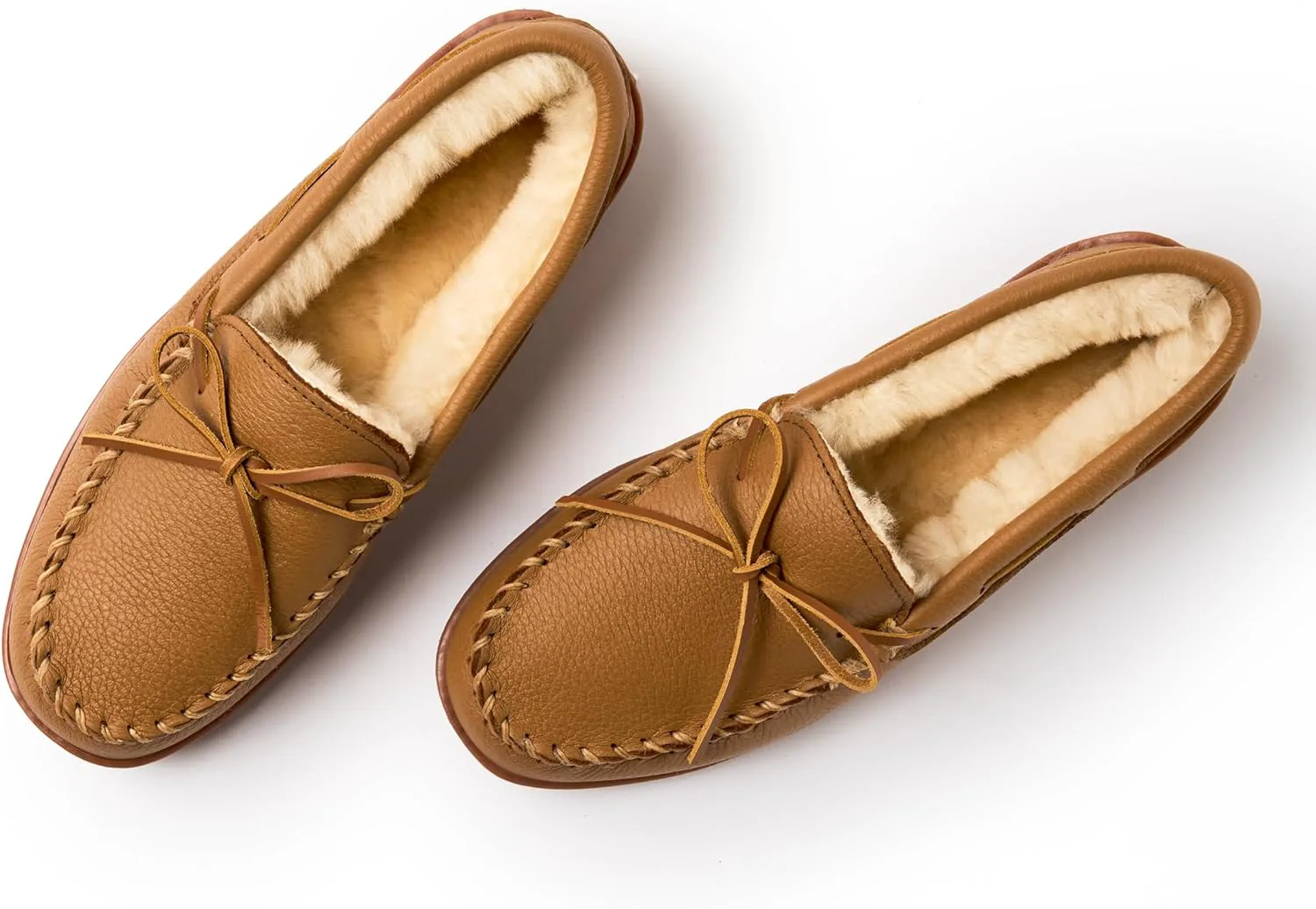 Мокасины Minnetonka для мужчин из оленьей кожи Moosehide — фото 2