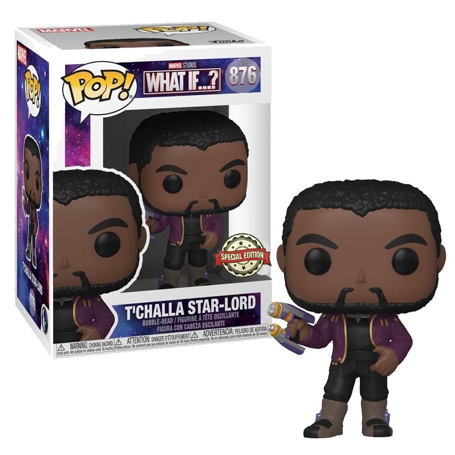 

Funko POP! Марвел, коллекционная фигурка, Т'Чалла Звездный Лорд, 876 г.