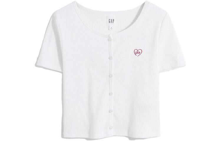 

Укороченный топ женский белый Gap
