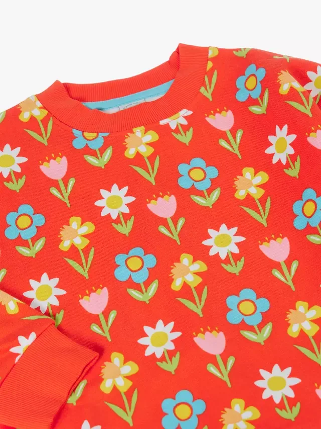 Детская толстовка из превосходного хлопкового флиса, Счастье в цвету Frugi — фото 3