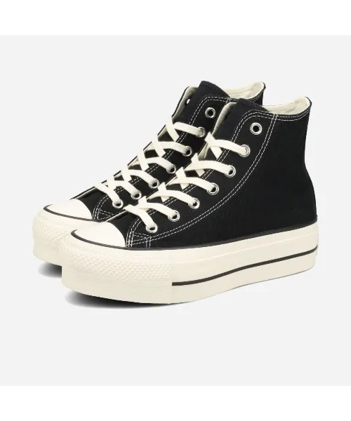 Женские кеды CONVERSE ALL STAR LIFTED HI чёрные