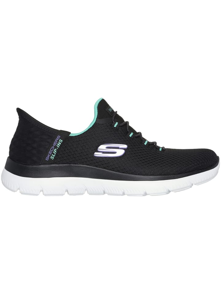 Кроссовки женские Skechers Diamond Dream из 100% веганских материалов, черный — фото 2
