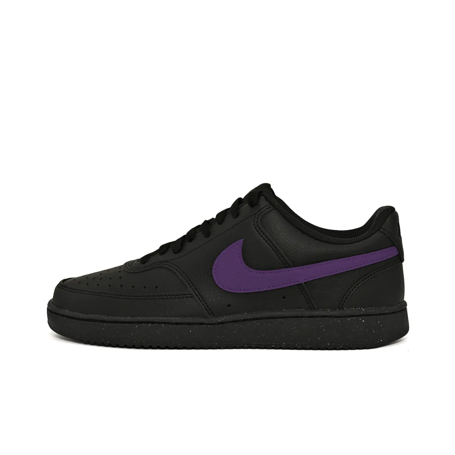 

Кроссовки для скейтбординга Court Vision Low Unisex Low-Top Black Purple Nike