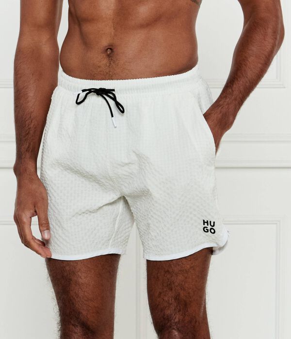 

Плавки-Шорты Chaffle Regular fit Hugo Bodywear, белый