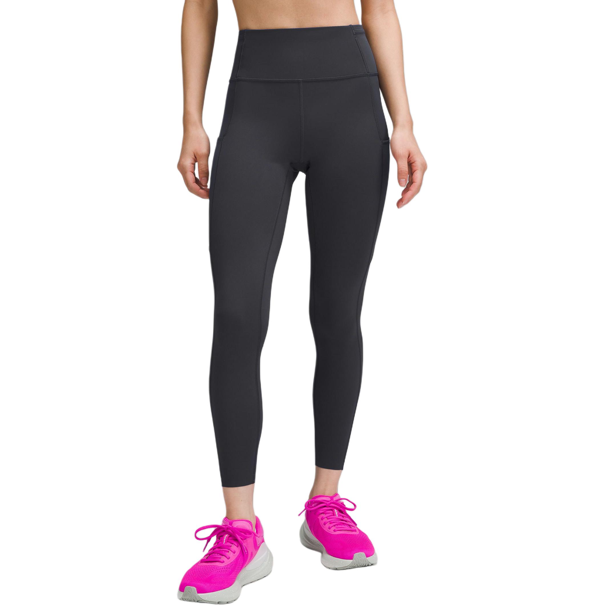 

Брюки спортивные Fast And Free 25' Women's Lululemon, night moth черный