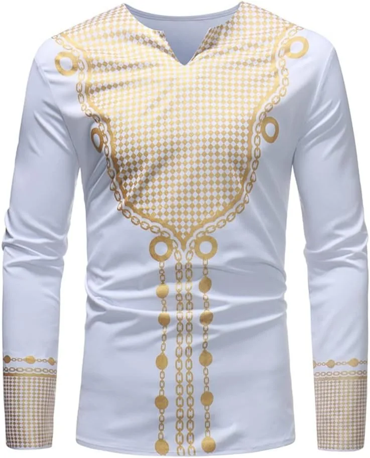 

Yankia мужская рубашка африканская традиционная casual dashiki