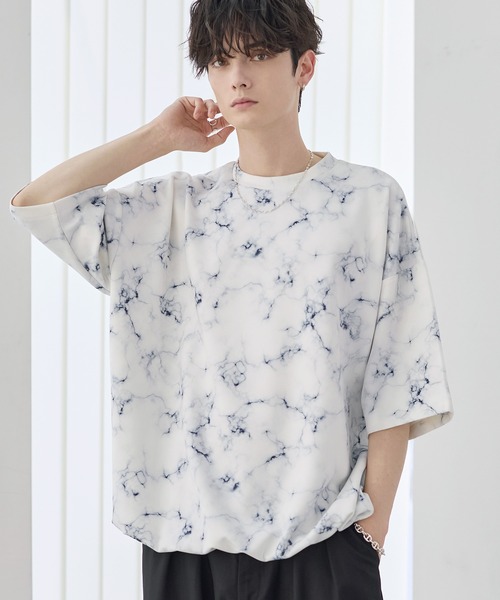 

Футболка с драпировкой, винтажным принтом и завязками ETELIO, белый