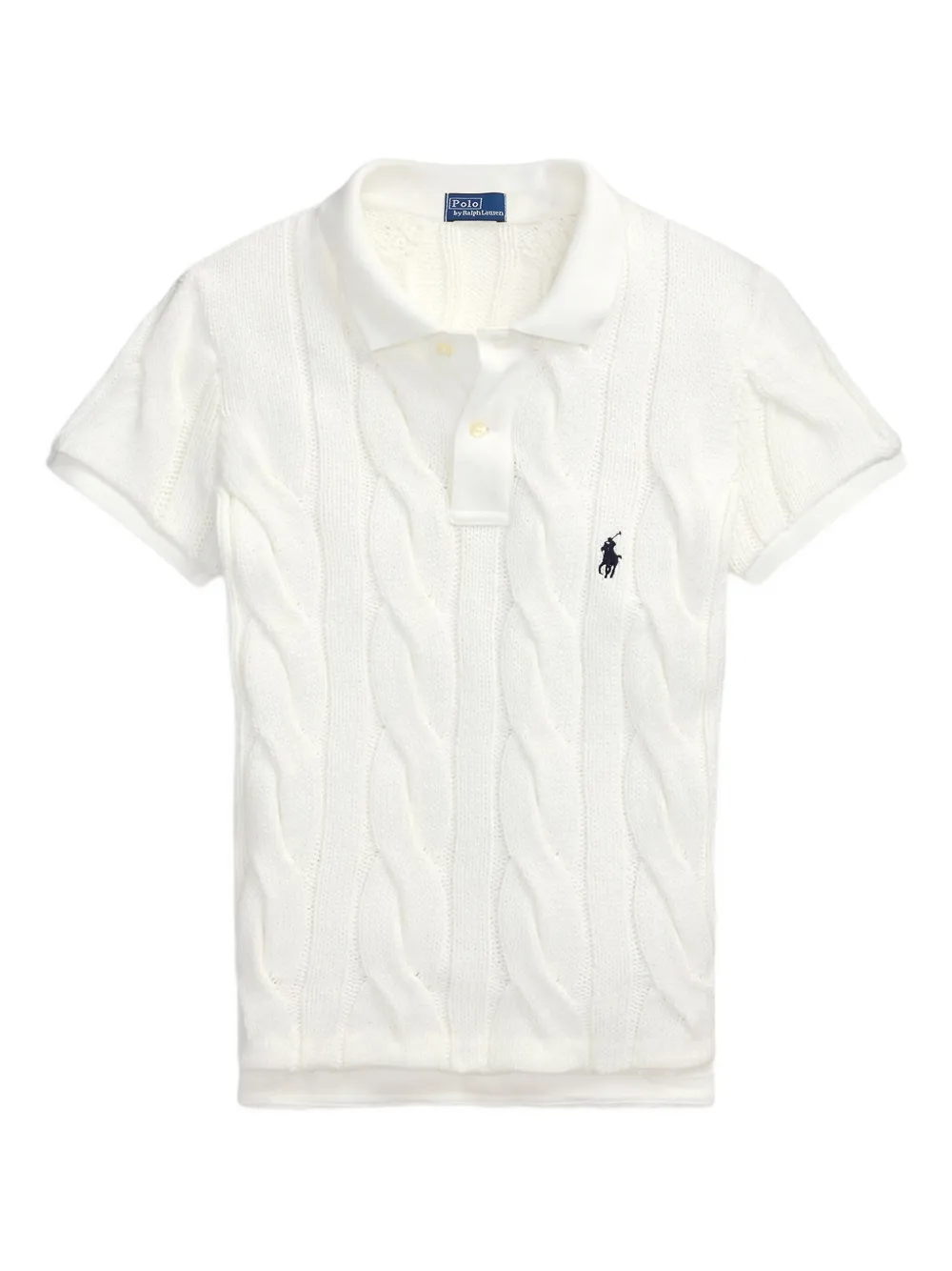 

Рубашка поло фактурной вязки POLO RALPH LAUREN, белый