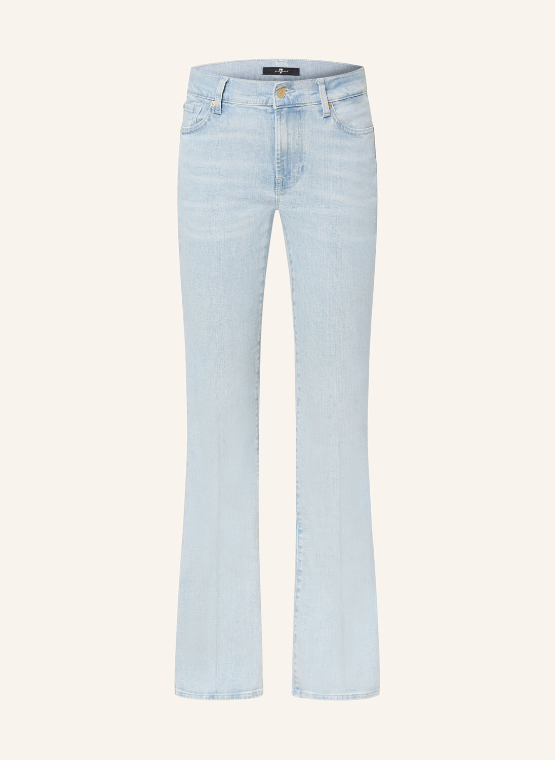 

Джинсы bootcut illusion 7 for all mankind, светло-голубой
