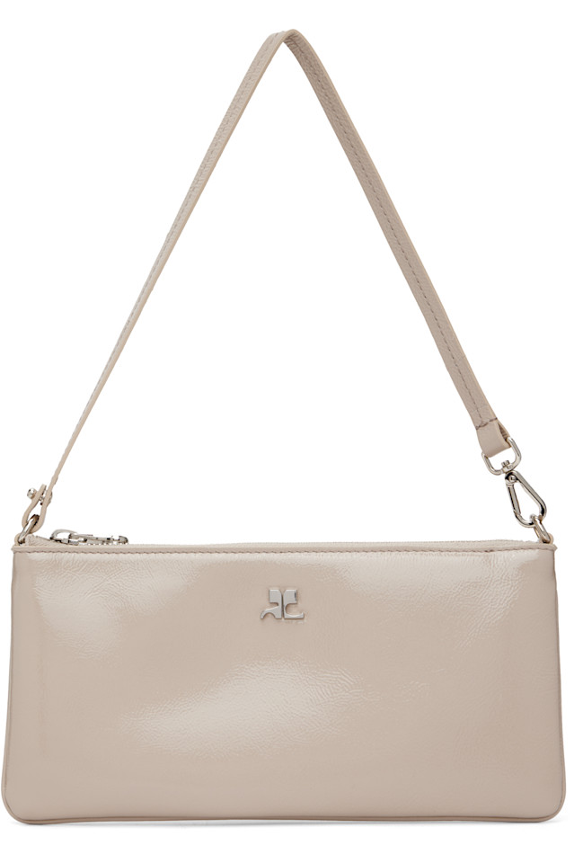 

Courrèges Бежевый наплечный чехол на молнии