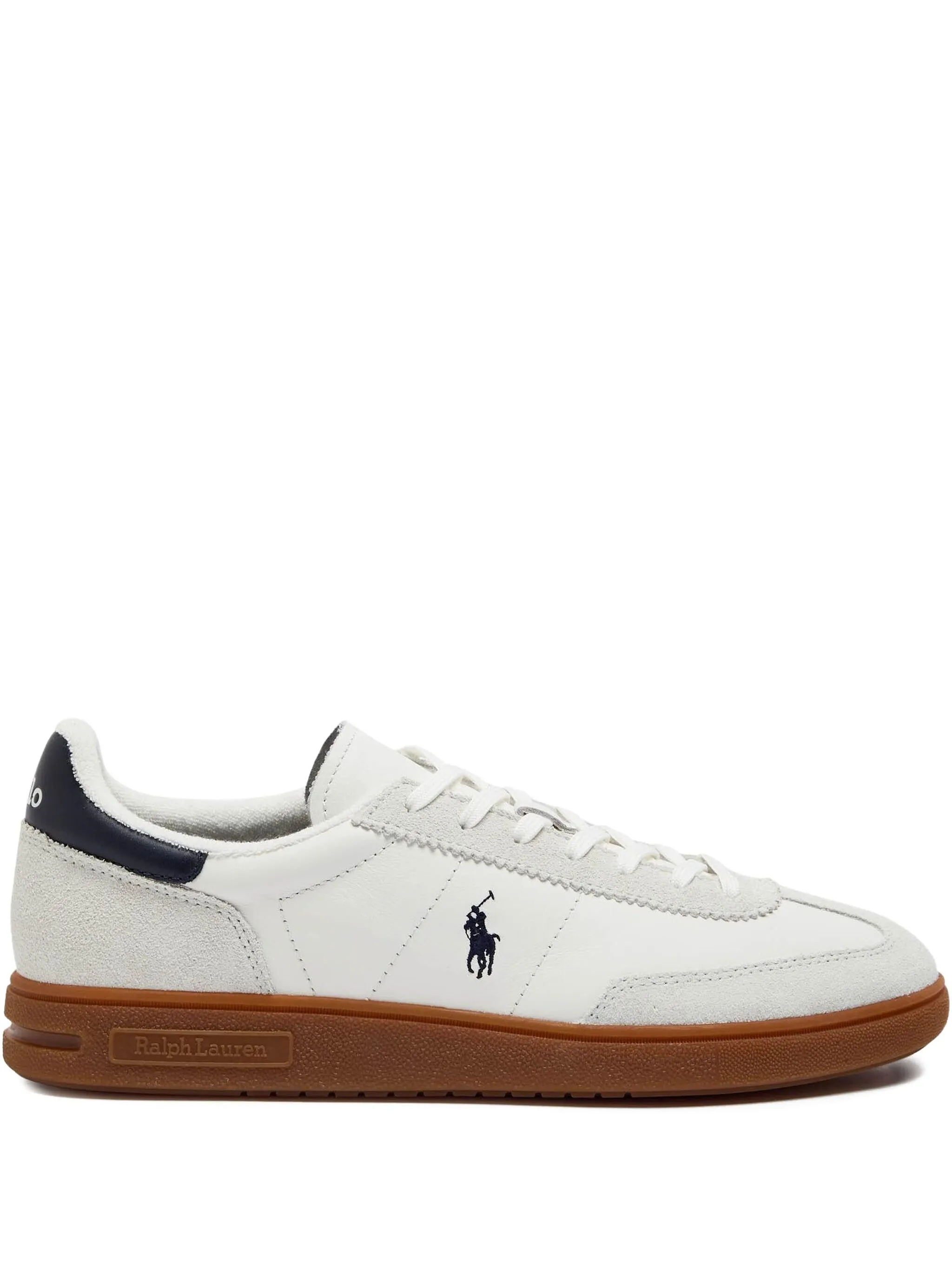 

Кеды с вышитым логотипом Polo Ralph Lauren, белый