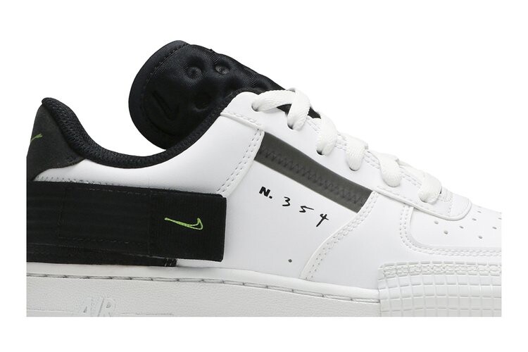 Кроссовки Nike Air Force 1 Type GS, белый — фото 2
