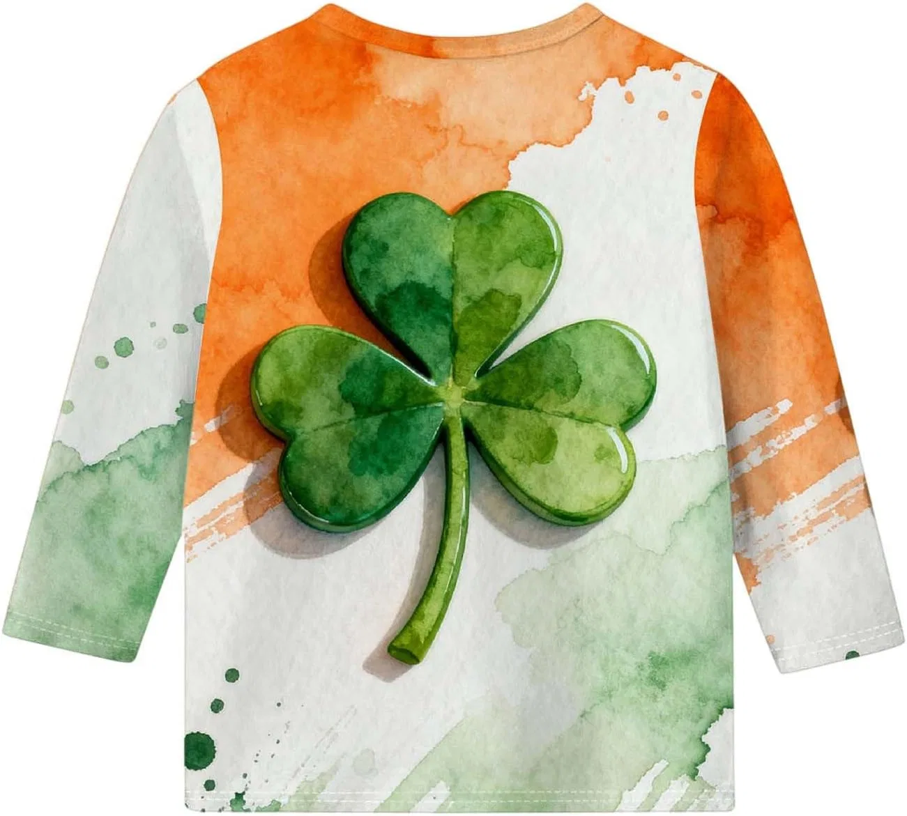 Футболка с принтом Shamrock, Zzalalana, зеленый — фото 4