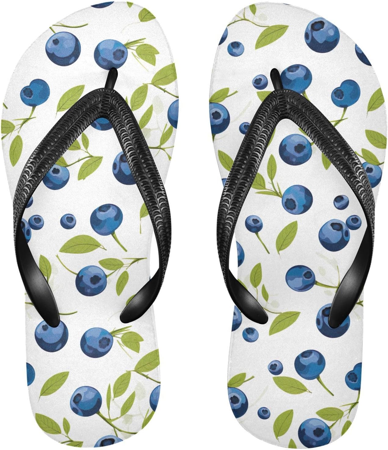 

SPRIPORT сандалии с зеленой листвой и черникой для женщин и мужчин, удобные повседневные шлепанцы на танкетке с мягкой стелькой и нескользящей резиновой подошвой для прогулок на улице, летний пляж